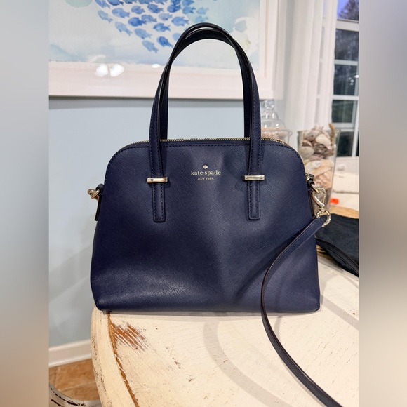 kate spade Handbags - Kate Spade Dark Blue Satchel
